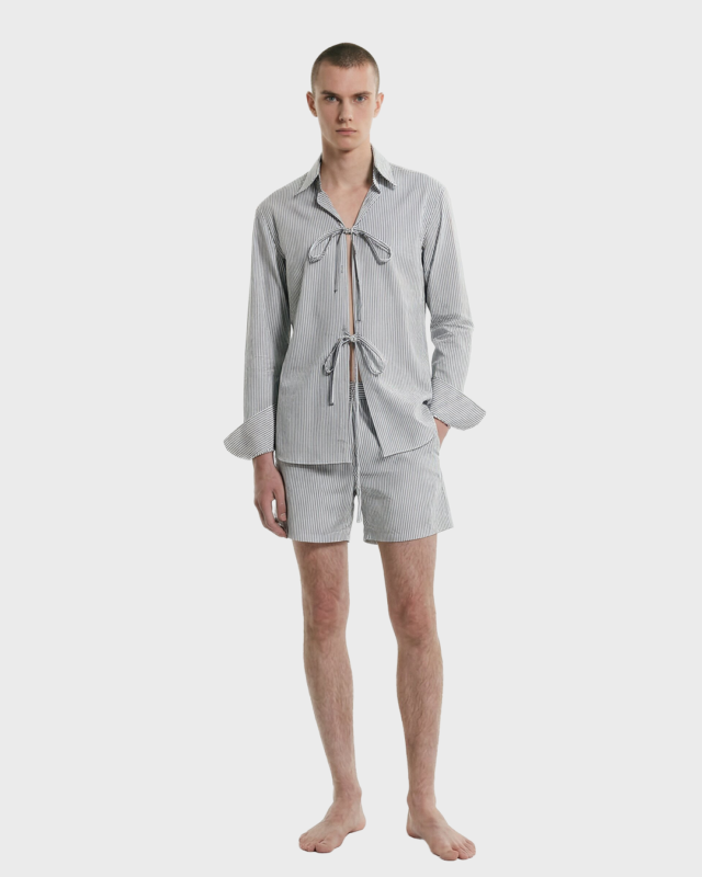 Camisa de rayas abierta Eros